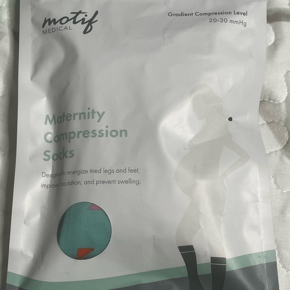 🔥Motif Medical maternity Pregnancy compression socks Size Medium
